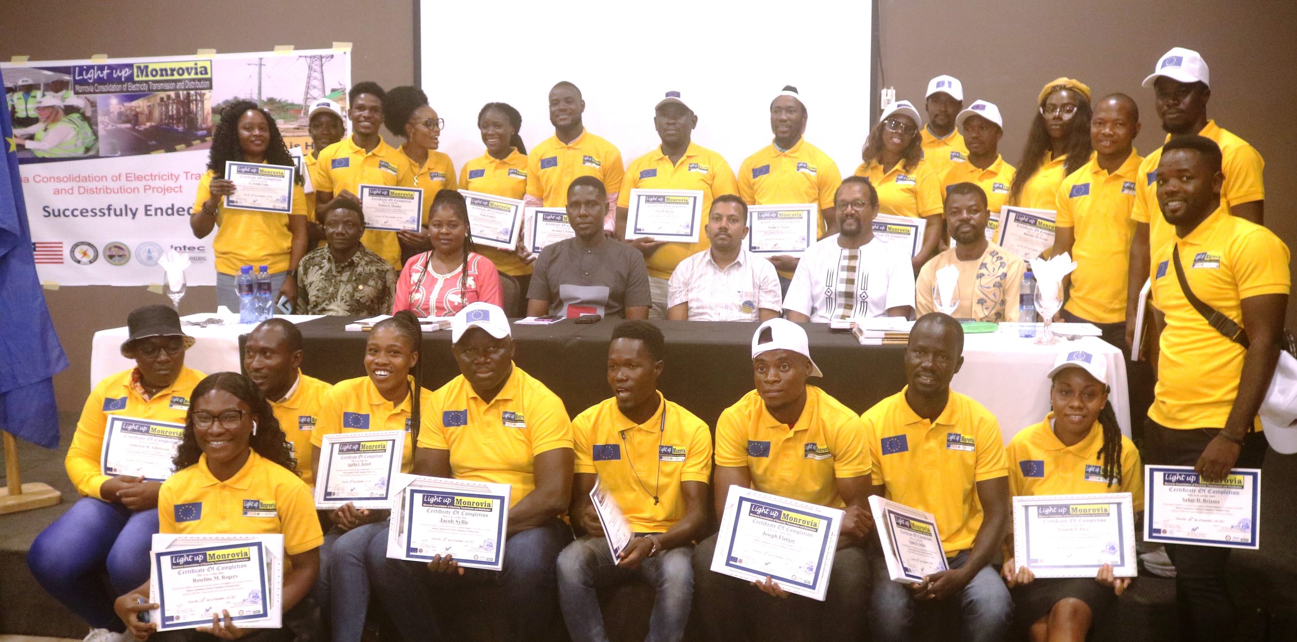 Interns awarded certificates